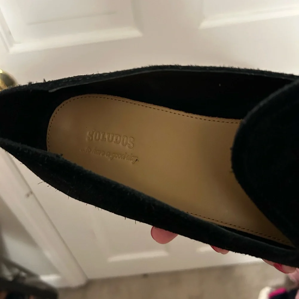 Soludos Black suede Loafers - Picture 4 of 4